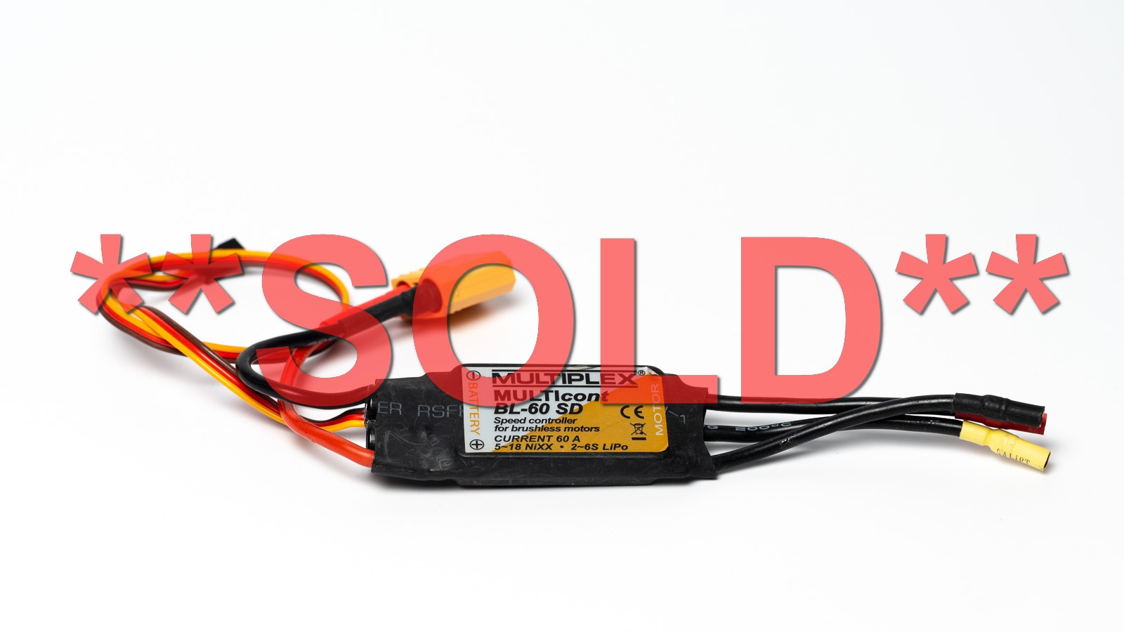 Multiplex BL-60 Speed Controller Multiplex BL-60 Speed Controller